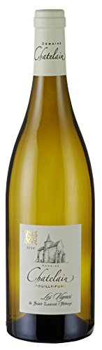 Pouilly Fumé Les Vignes de St. Laurent de l`Abbaye AOC 2021 von Domaine Chatelain (1x0,75l), trockener Weisswein von der Loire von Domaine Chatelain