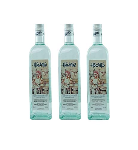 3x 700ml Tsipouro Idoniko mit Anis 43% Vol. erstklassiger Tresterbrand Schnaps aus Griechenland - griechischer Raki im Set + Probiersachet Olivenöl 10ml oder Nescafe Frappe 2g 3x 700ml Tsipouro Idoniko mit Anis 43% Vol. erstklassiger Tresterbrand Schnaps aus Griechenland - griechischer Raki im Set + Probiersachet Olivenöl 10ml oder Nescafe Frappe 2g von Domaine Costa Lazaridi S.A.
