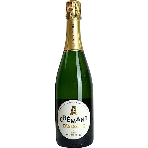 Cremant d'Alsace 2018 Alsace AC Weißwein Vegan trocken Domaine Emile Anstotz Elsass Frankreich 750ml-Fl BIO von Domaine Emile Anstotz