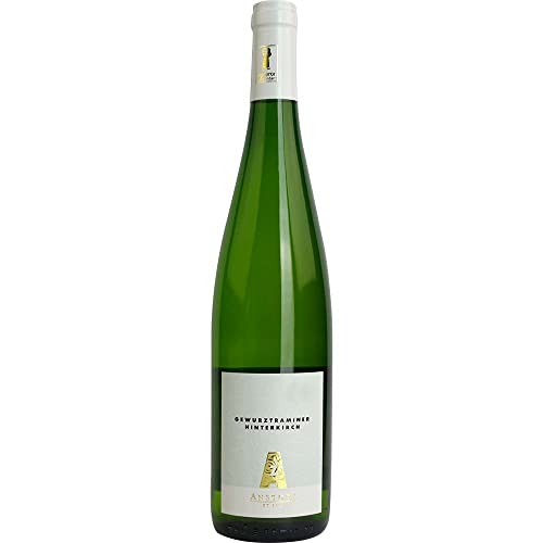 Gewürztraminer Alsace 2021 Alsace AOP Hinterkirch Weißwein Vegan lieblich Domaine Emile Anstotz Frankreich 750ml-Fl von Domaine Emile Anstotz