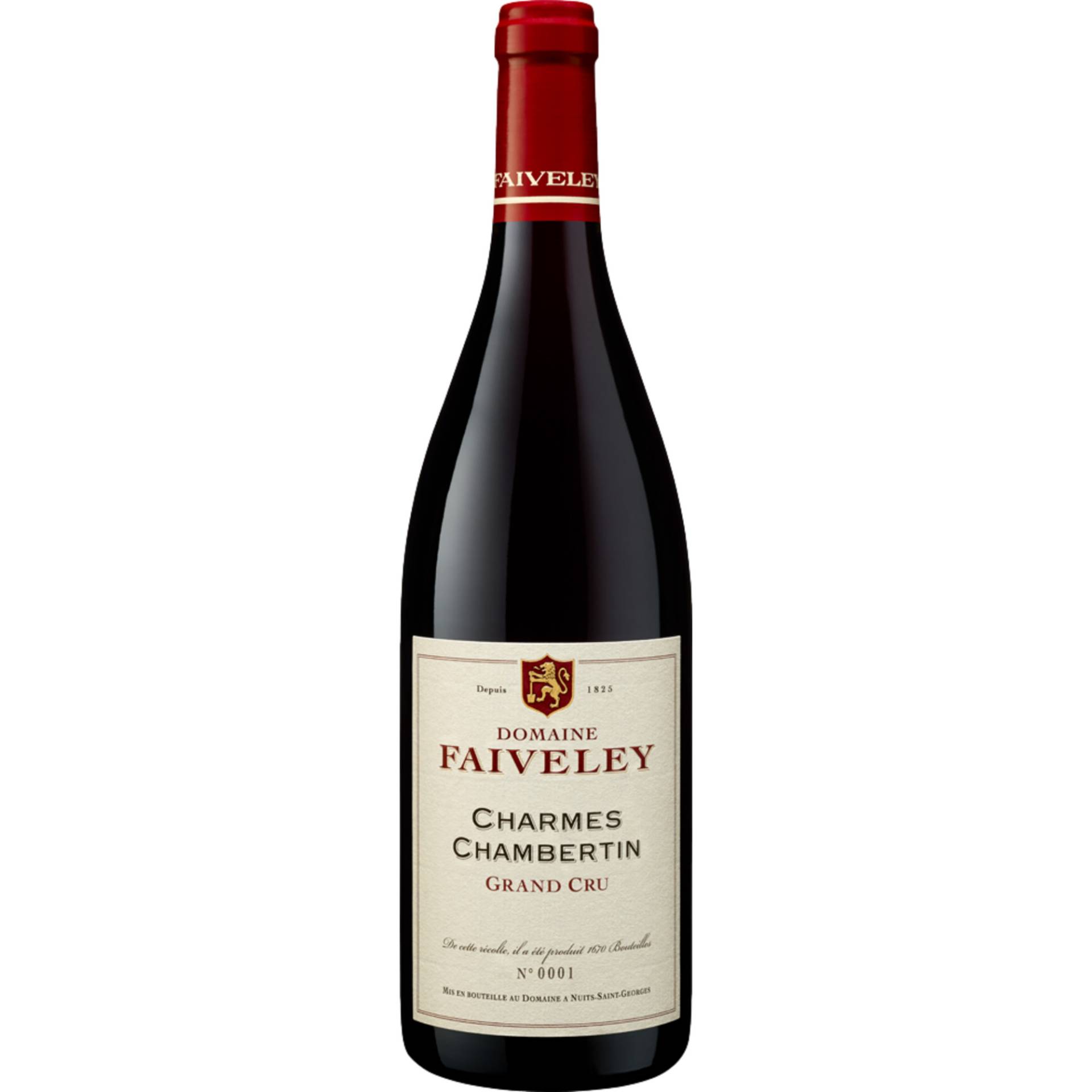 Domaine Faiveley Charmes-Chambertin Grand Cru, Charmes-Chambertin Grand Cru AOP, Burgund, 2021, Rotwein Domaine Faiveley Charmes-Chambertin Grand Cru, Charmes-Chambertin Grand Cru AOP, Burgund, 2021, Rotwein von Domaine Faiveley, 8 Rue du Tribourg, 21700 Nuits-Saint-Georges
