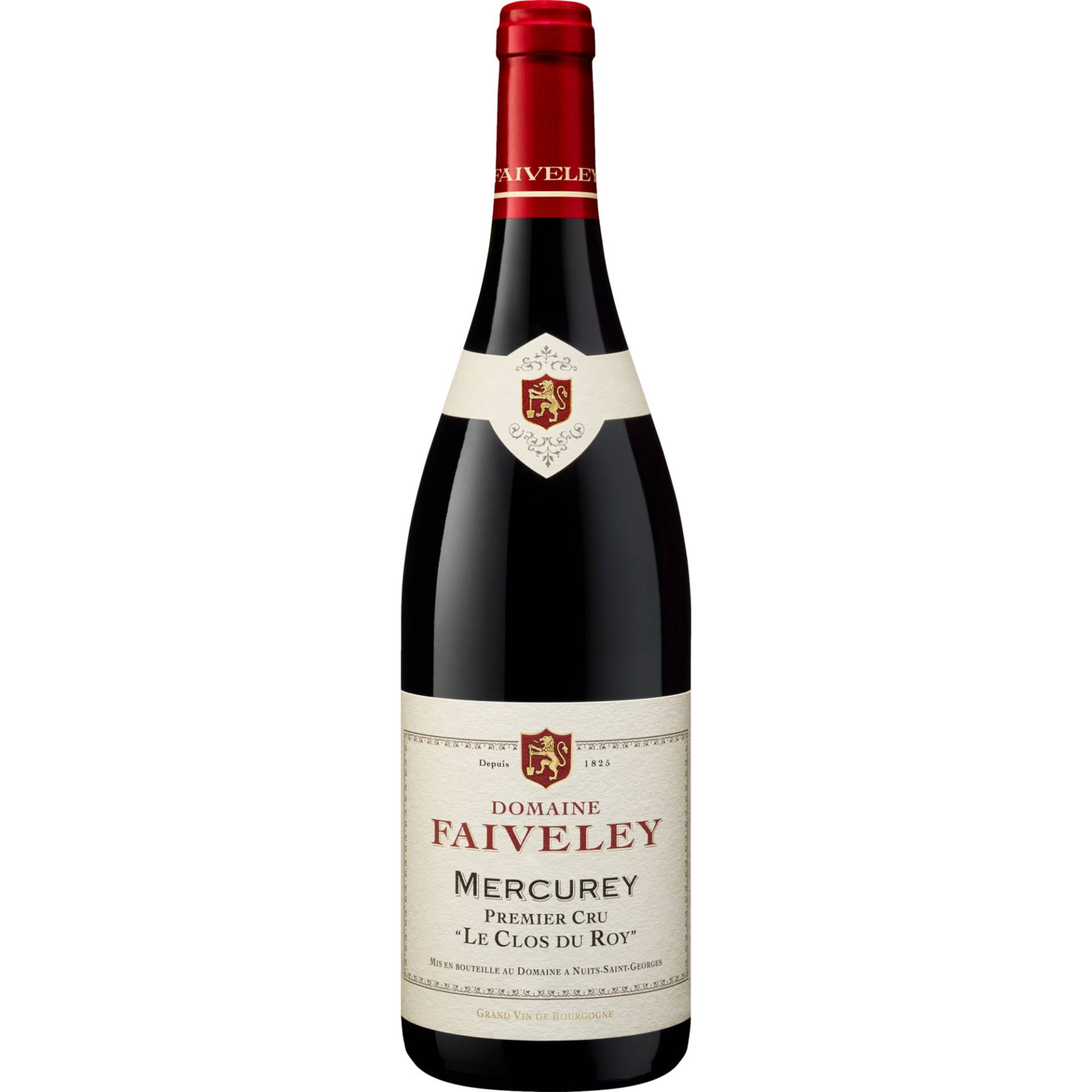 Domaine Faiveley Mercurey Le Clos du Roy, Mercurey 1er Cru AOP, Burgund, 2022, Rotwein Domaine Faiveley Mercurey Le Clos du Roy, Mercurey 1er Cru AOP, Burgund, 2022, Rotwein von Domaine Faiveley - 8 Rue du Tribourg, 21700 Nuits-Saint-Georges, Frankreich