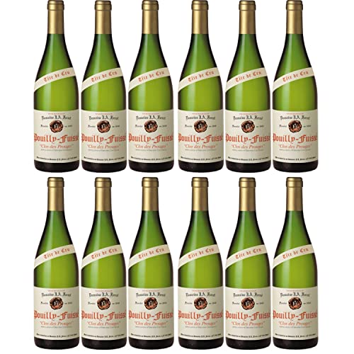 Domaine Ferret Pouilly-Fuissé Tête de Cru Clos des Prouges Weißwein Wein trocken Frankreich I Visando Paket (12 Flaschen) von Domaine Ferret