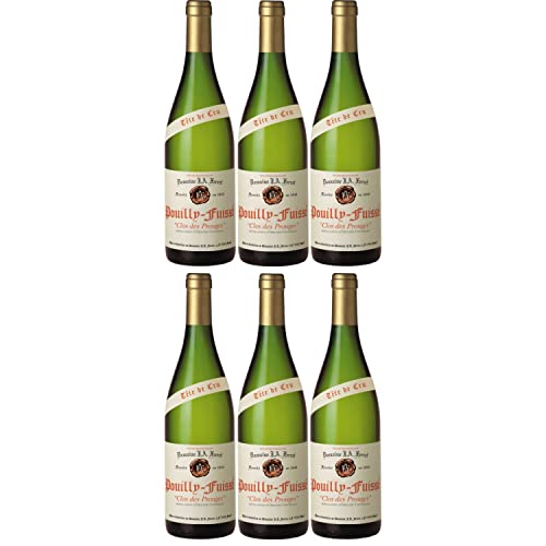 Domaine Ferret Pouilly-Fuissé Tête de Cru Clos des Prouges Weißwein Wein trocken Frankreich I Visando Paket (6 Flaschen) von Domaine Ferret