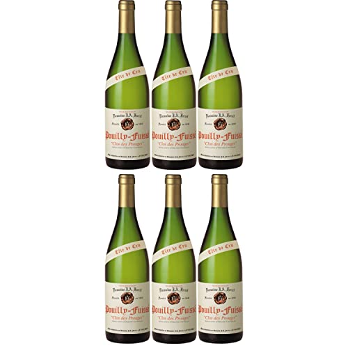 Domaine Ferret Pouilly-Fuissé Tête de Cru Clos des Prouges Weißwein Wein trocken Frankreich I Visando Paket (6 Flaschen) von Domaine Ferret