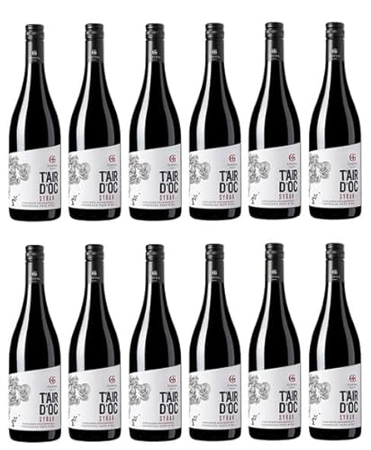 12x 0,75l - 2023er - Domaine Gayda - T'Air - Syrah - Pays d'Oc I.G.P. - Frankreich - Rotwein trocken 12x 0,75l - 2023er - Domaine Gayda - T'Air - Syrah - Pays d'Oc I.G.P. - Frankreich - Rotwein trocken von Domaine Gayda