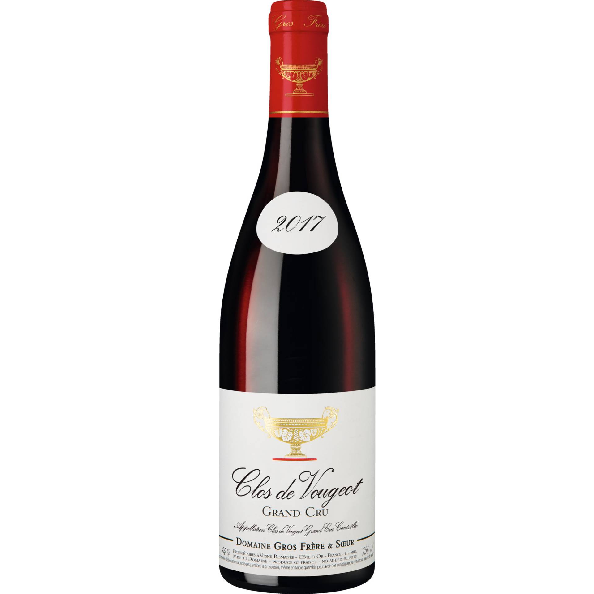 Gros Frère & Soeur Clos de Vougeot, Clos de Vougeot Grand Cru AOP, Burgund, 2018, Rotwein Gros Frère & Soeur Clos de Vougeot, Clos de Vougeot Grand Cru AOP, Burgund, 2018, Rotwein von Domaine Gros Frère et Soeur, -21700 Vosne-Romanée