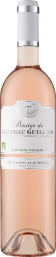 Prestige de Château de Guilhem Rosé Malepère AOP 2021 Bio (1x0,75l), trockener Rosé aus Languedoc-Malepère von Domaine Guilhem