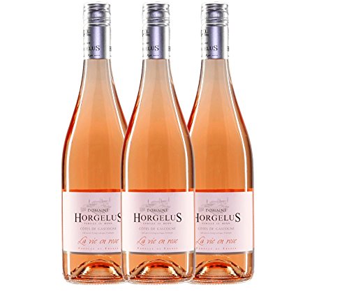 3er Paket - Horgelus Rosé IGP 2017 - Domaine Horgelus | Sommerwein | französischer Rotwein aus der Gascogne | 3 x 0,75 Liter von Domaine Horgelus