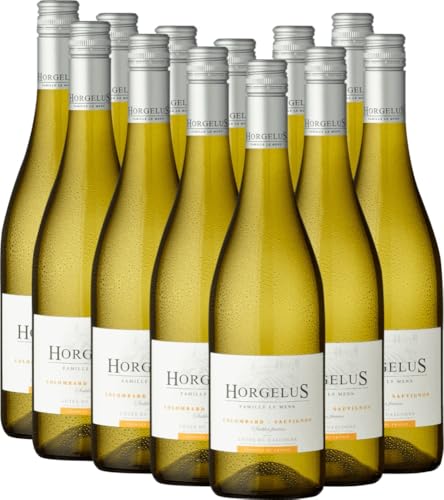 Horgelus Blanc Côtes de Gascogne Domaine Horgelus Weißwein 12 x 0,75l VINELLO - 12 x Weinpaket inkl. kostenlosem VINELLO.weinausgießer Horgelus Blanc Côtes de Gascogne Domaine Horgelus Weißwein 12 x 0,75l VINELLO - 12 x Weinpaket inkl. kostenlosem VINELLO.weinausgießer von Domaine Horgelus