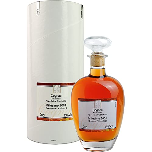 Cognac Jahrgang 2001 2001 Borderies AOC, Millésime Vegan Domaine Hermitage-Francois Giboin Frankreich 700ml-Fl von Domaine Hermitage-Francois Giboin