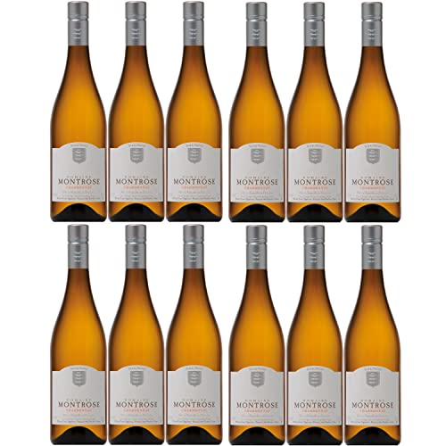 Domaine Montrose Chardonnay Weißwein Wein trocken Frankreich I Visando Paket (12 Flaschen) von Domaine Montrose