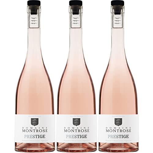 Domaine Montrose Prestige Rosé Roséwein Wein trocken Frankreich I Visando Paket (3 Flaschen) von Domaine Montrose