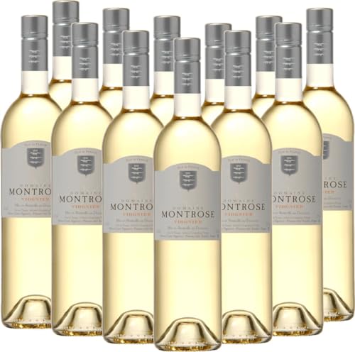 Viognier Domaine Montrose Weißwein 12 x 0,75l VINELLO - 12 x Weinpaket inkl. kostenlosem VINELLO.weinausgießer von Domaine Montrose