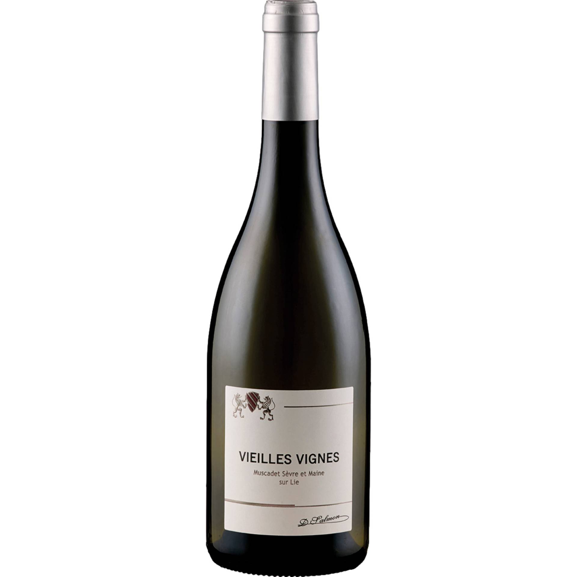 Muscadet Sèvre et Maine Sur Lie Vieilles Vignes, Loire AOP, Loire, 2023, Weißwein von Domaine Salmon, FR 44690 Château-Thébaud