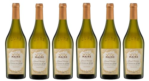 6x 0,75l - Domaine Maire & Fils - Grand Héritage - Tradition - Blanc - Côtes du Jura A.O.P. - Frankreich - Weißwein trocken 6x 0,75l - Domaine Maire & Fils - Grand Héritage - Tradition - Blanc - Côtes du Jura A.O.P. - Frankreich - Weißwein trocken von Domaine Servin