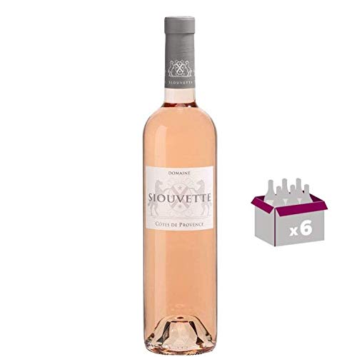 Lot von 6 Flaschen Roséwein 75cl Domaine Siouvette - Cuvée Siouvette - Côtes de Provence Rosé 2019 von Wine And More