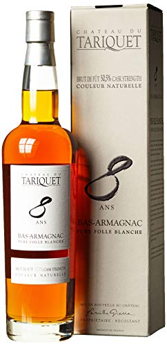 Tariquet Bas-Armagnac AOC Pure Folle Blanche 8 Years in Geschenkverpackung (1 x 0.7 l) von Domaine Tariquet