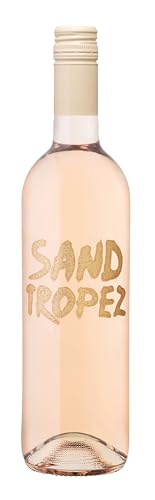 Tropez Sand Rosé Wein | IGP Méditerranée 2023 | Fruchtiger französischer Rosé mit Noten von Erdbeeren & Kirschen | Eleganter Sommerwein aus der Provence | 12,5% vol. | 750ml Tropez Sand Rosé Wein | IGP Méditerranée 2023 | Fruchtiger französischer Rosé mit Noten von Erdbeeren & Kirschen | Eleganter Sommerwein aus der Provence | 12,5% vol. | 750ml von Domaine Tropez
