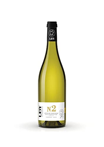 Domaine Uby No. 2 Chardonnay Chenin Côtes de Gascogne IGP trocken (1 x 0, 75l Flasche) von Domaine Uby