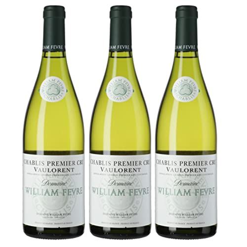Domaine William Fèvre Chablis Weißwein Wein fruchtig trocken AOC Frankreich I Versanel Paket (3 Flaschen) von Domaine William Fèvre