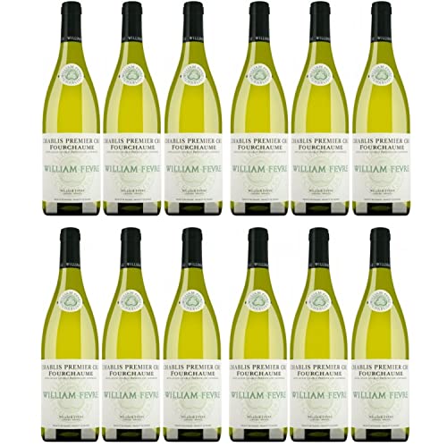 William Fèvre Fourchaume Chablis Premier Cru Weißwein französischer Wein trocken AOC Frankreich I Versanel Paket (12 Flaschen) von Domaine William Fèvre