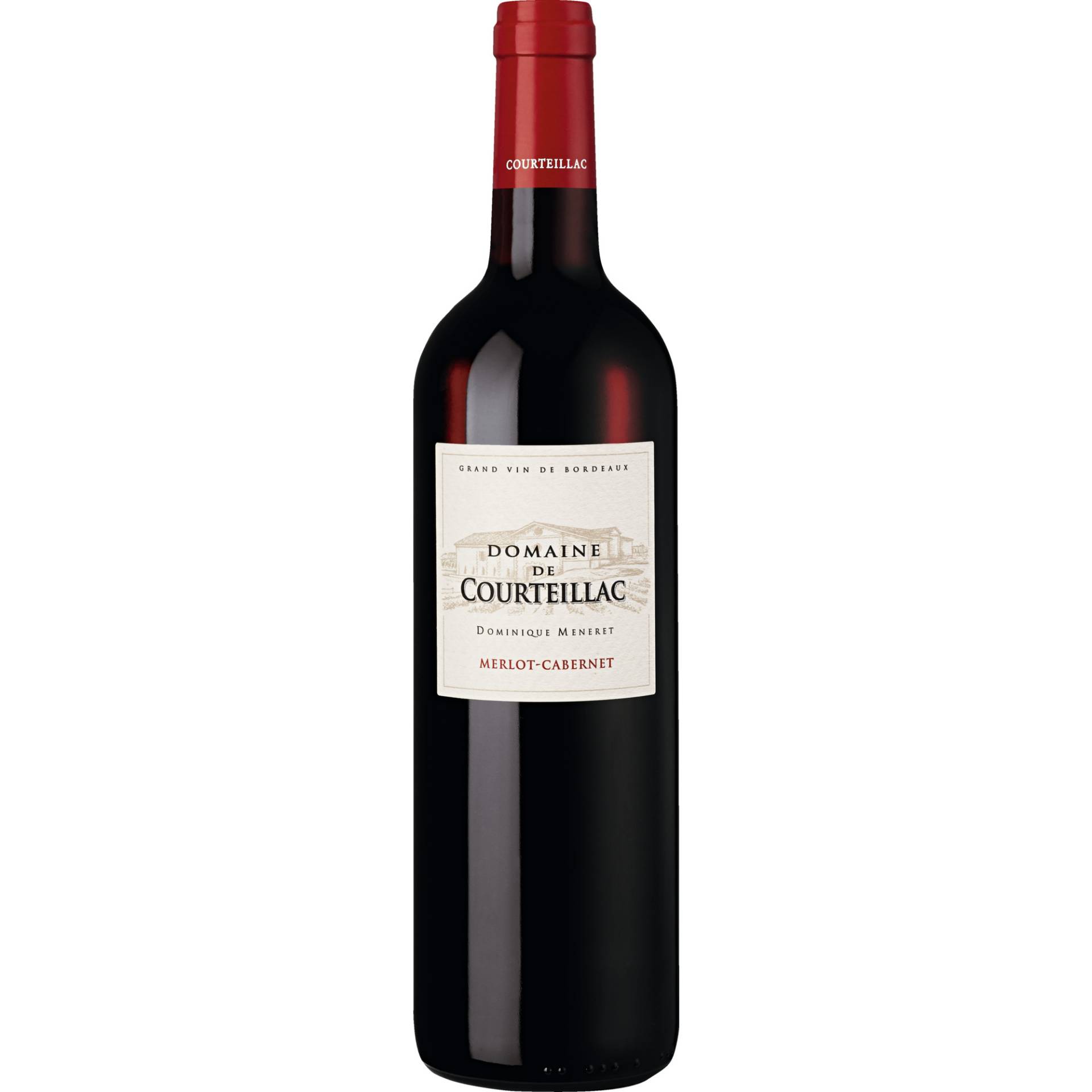 Domaine de Courteillac, Bordeaux Supérieur AOP, Bordeaux, 2022, Rotwein Domaine de Courteillac, Bordeaux Supérieur AOP, Bordeaux, 2022, Rotwein von Domaine de Courteillac, 33350 Ruch, France