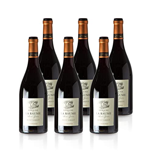 2018 - Domaine de la Baume -Saint Genies - Petit Verdot - Rotwein IGP Vin de Pays d'Oc (6x 0,75L) von Domaine de la Baume