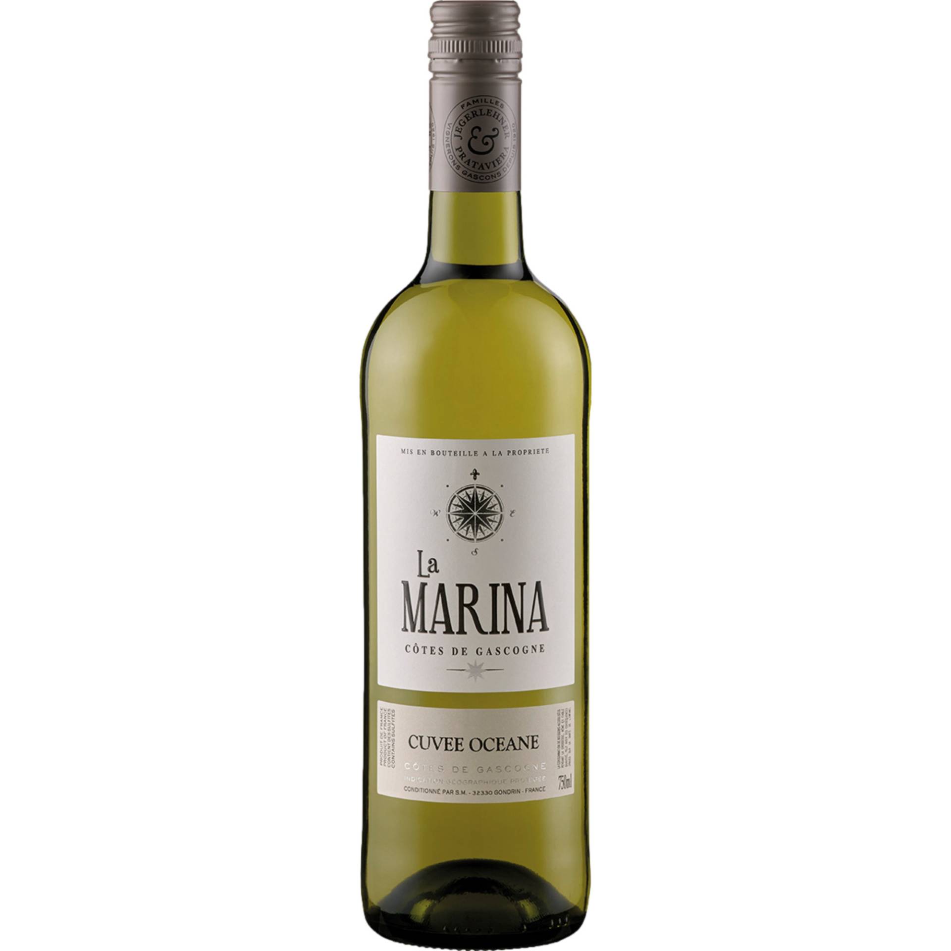 La Marina Cuvée Oceane, Côtes de Gascogne IGP, Südwestfrankreich, 2024, Weißwein La Marina Cuvée Oceane, Côtes de Gascogne IGP, Südwestfrankreich, 2024, Weißwein von Domaine de Menard EARL Charpenties, FR 32330 Gondrin