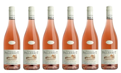 6x 0,75l - 2023er - Domaine de Pellehaut - Harmonie de Gascogne - Rosé - Côtes de Gascogne I.G.P. - Frankreich - Rosé-Wein trocken von Domaine de Pellehaut