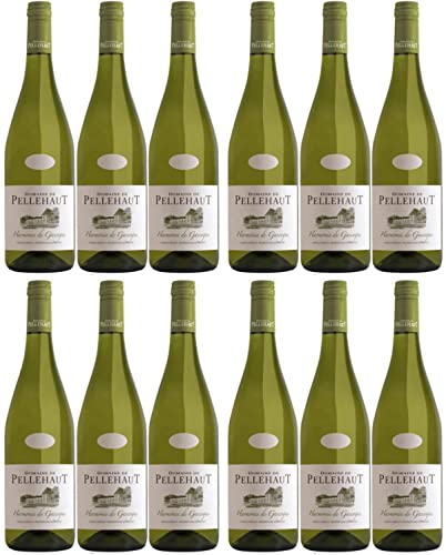 Domaine de Pellehaut Harmonie de Gascogne Blanc Côtes de Gascogne Weißwein trocken IGP Frankreich I Versanel Paket (12 Flaschen) von Domaine de Pellehaut