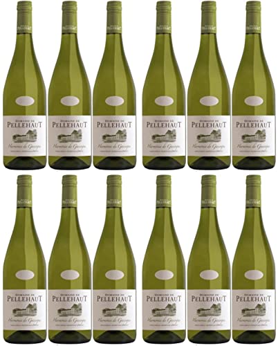 Domaine de Pellehaut Harmonie de Gascogne Blanc Côtes de Gascogne Weißwein trocken IGP Frankreich I Versanel Paket (12 Flaschen) von Domaine de Pellehaut