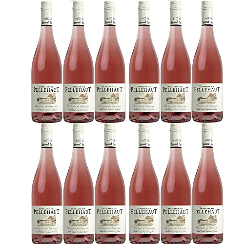 Domaine de Pellehaut Harmonie de Gascogne Rosé Côtes de Gascogne Rosewein trocken IGP Frankreich I Visando Paket (12 Flaschen) von Domaine de Pellehaut