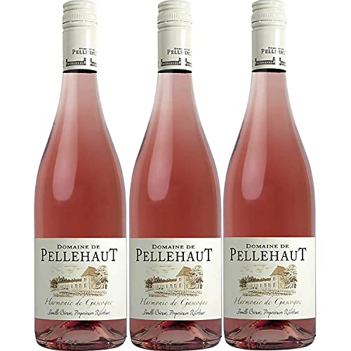 Domaine de Pellehaut Harmonie de Gascogne Rosé Côtes de Gascogne Rosewein trocken IGP Frankreich (3 Flaschen) von Pellehaut