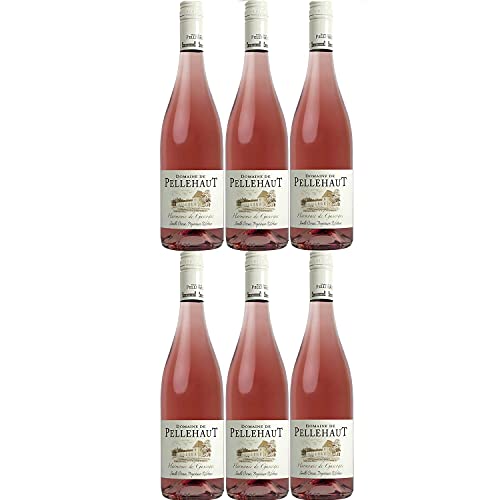 Domaine de Pellehaut Harmonie de Gascogne Rosé Côtes de Gascogne Rosewein trocken IGP Frankreich I Visando Paket (6 Flaschen) von Pellehaut