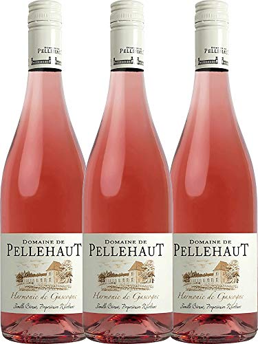 Harmonie de Gascogne Rosé von Domaine de Pellehaut - Roséwein 3 x 0,75l VINELLO - 3er - Weinpaket inkl. kostenlosem VINELLO.weinausgießer Harmonie de Gascogne Rosé von Domaine de Pellehaut - Roséwein 3 x 0,75l VINELLO - 3er - Weinpaket inkl. kostenlosem VINELLO.weinausgießer von Domaine de Pellehaut