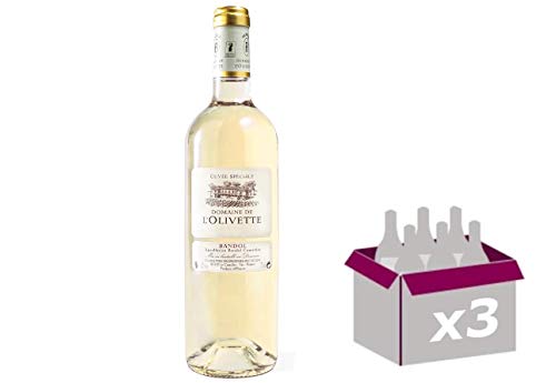 Domaine de l'Olivette - Bandol Weißwein 2019 3 * 75cl von Wine And More