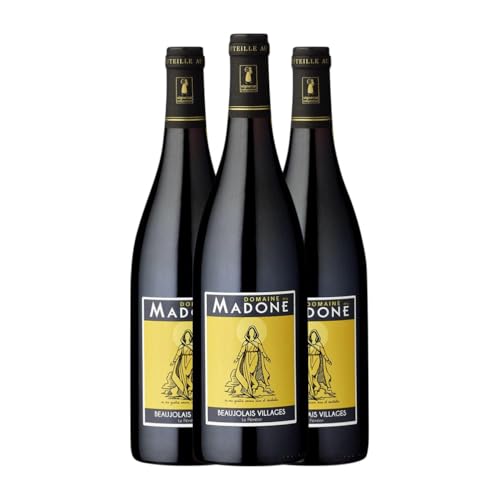 Domaine de la Madone Le Pérréon Gamay Beaujolais 75 cl Rotwein (Karton mit 3 Flaschen von 75 cl) von Domaine de la Madone