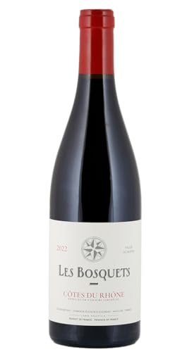 Domaine des Bosquets Les Bosquets Côtes du Rhône Rouge 2022 | Rotwein | Rhône – Frankreich | 1 x 0,75 Liter von Domaine des Bosquets