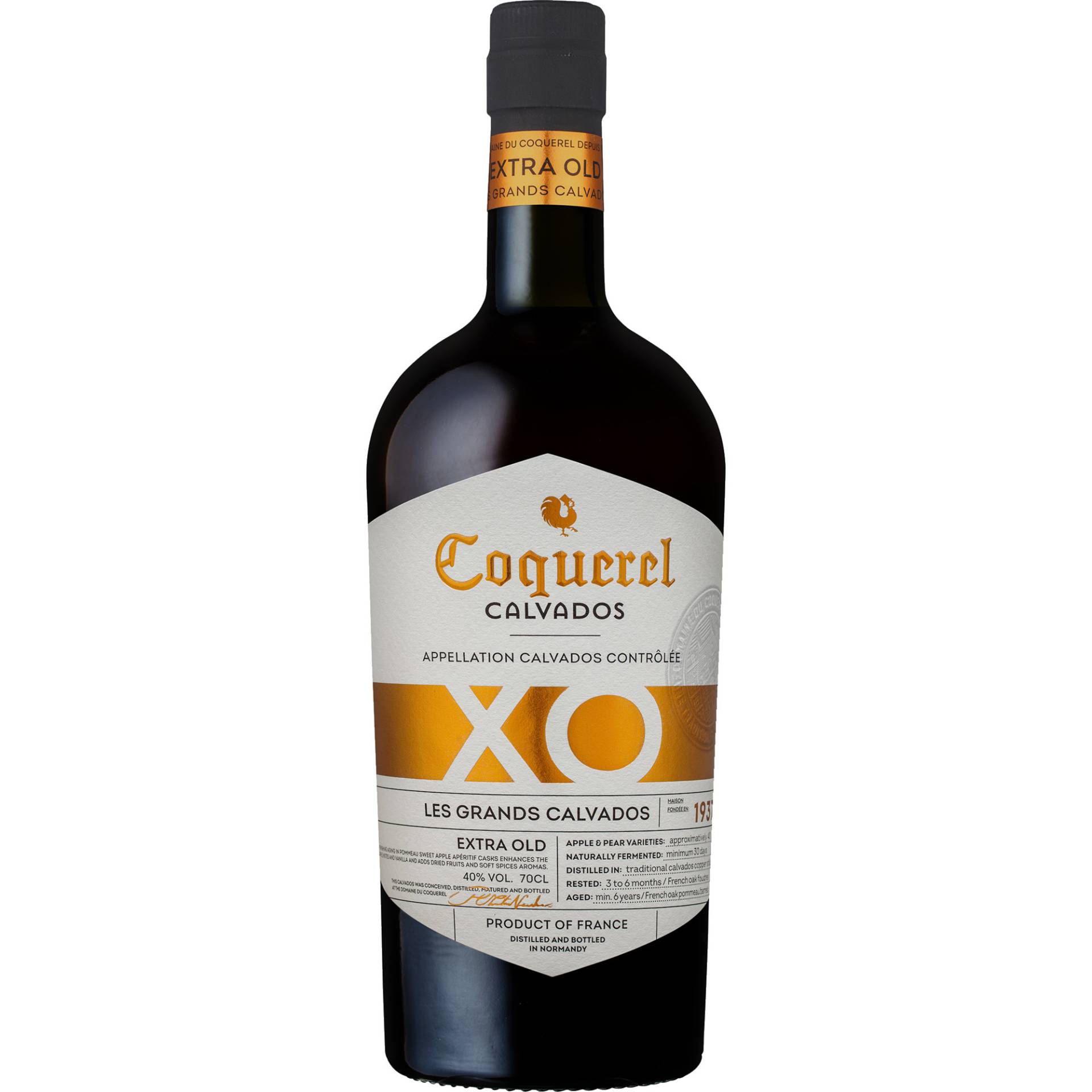 Calvados Domaine du Coquerel XO, 0,7 L, 40% Vol., in Etui, Normandie, Spirituosen Calvados Domaine du Coquerel XO, 0,7 L, 40% Vol., in Etui, Normandie, Spirituosen von Domaine du Coquerel, F-50600 Grandparigny