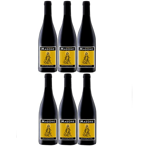 Domaine de la Madone Le Pérréon Beaujolais Villages Rotwein Wein trocken AOP Frankreich I Versanel Paket (6 Flaschen) von DomaineDeLaMadone