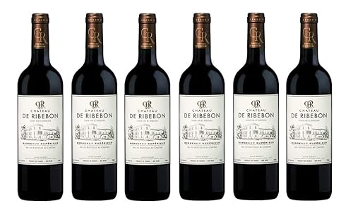 6x 0,75l - Château de Ribebon - Bordeaux Supérieur A.O.P. - Frankreich - Rotwein trocken von Domaines Alain Aubert