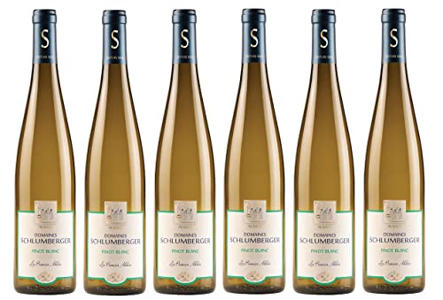 6x 0,75l - 2022er - Domaines Schlumberger - Les Princes Abbés - Pinot Blanc - Alsace A.O.P. - Elsass - Frankreich - Weißwein trocken 6x 0,75l - 2022er - Domaines Schlumberger - Les Princes Abbés - Pinot Blanc - Alsace A.O.P. - Elsass - Frankreich - Weißwein trocken von Domaines Schlumberger