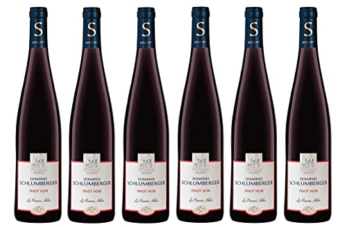 6x 0,75l - Domaines Schlumberger - Les Princes Abbés - Pinot Noir - Alsace A.O.P. - Elsass - Frankreich - Rotwein trocken von Domaines Schlumberger