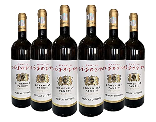 Domeniile Panciu | Panciu Riserva - Muscat Ottonel - Rumänischer Weißwein süß | Weinpaket (6 x 0.75 L) D.O.C. – C.M.D. von Domeniile Panciu
