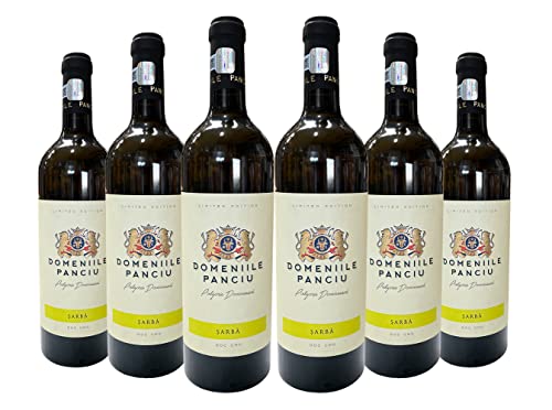 Domeniile Panciu | Sarba - Rumänischer Weißwein trocken | Weinpaket (6 x 0.75 L) D.O.C. – C.M.D. von Domeniile Panciu