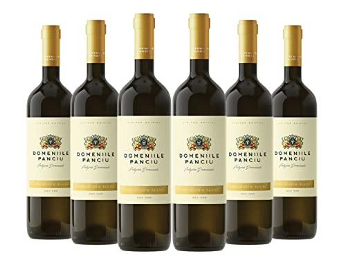 Domeniile Panciu | Sauvignon Blanc - Rumänischer Weißwein trocken | Weinpaket (6 x 0.75 L) D.O.C. – C.M.D. von Domeniile Panciu