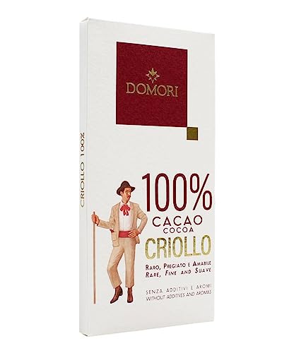 Domori 100% Fondente Dark Chocolate Criollo Gr 50 von Domori