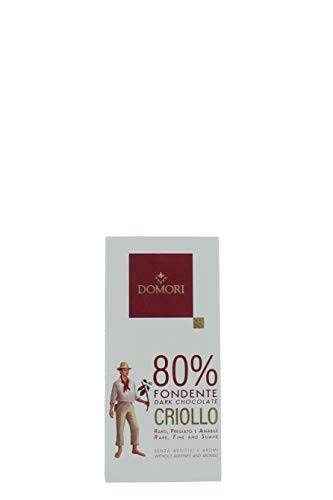 Domori 80% Fondente Dark Chocolate Criollo Gr 50 von Domori