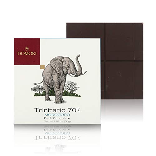 "Le Origini" Schokotafel, Dunkle Schokolade, Tanzania/Morogoro, Trinitario 70%, Glutenfrei, 50 Gramm von Domori